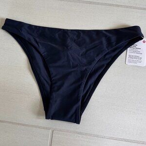 Lululemon Waterside Mid-Rise Skimpy Bikini Bottom - True Navy Size 4 NWT
